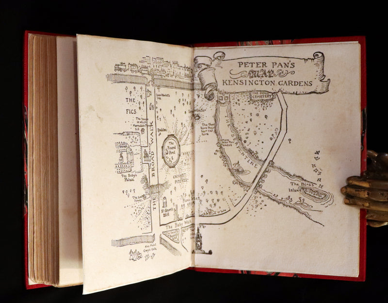 1920 Rare Book - PETER PAN in Kensington Garden illustrated by Arthur Rackham.