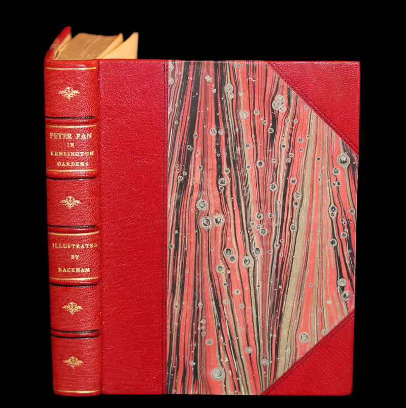 1920 Rare Book - PETER PAN in Kensington Garden illustrated by Arthur Rackham.