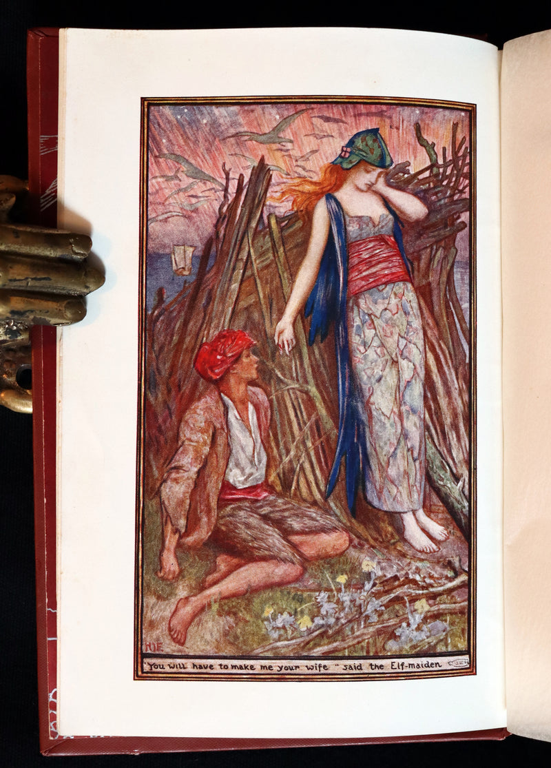 1914 Rare Book - The BROWN FAIRY BOOK by Andrew Lang Illustrated by H. J. FORD.