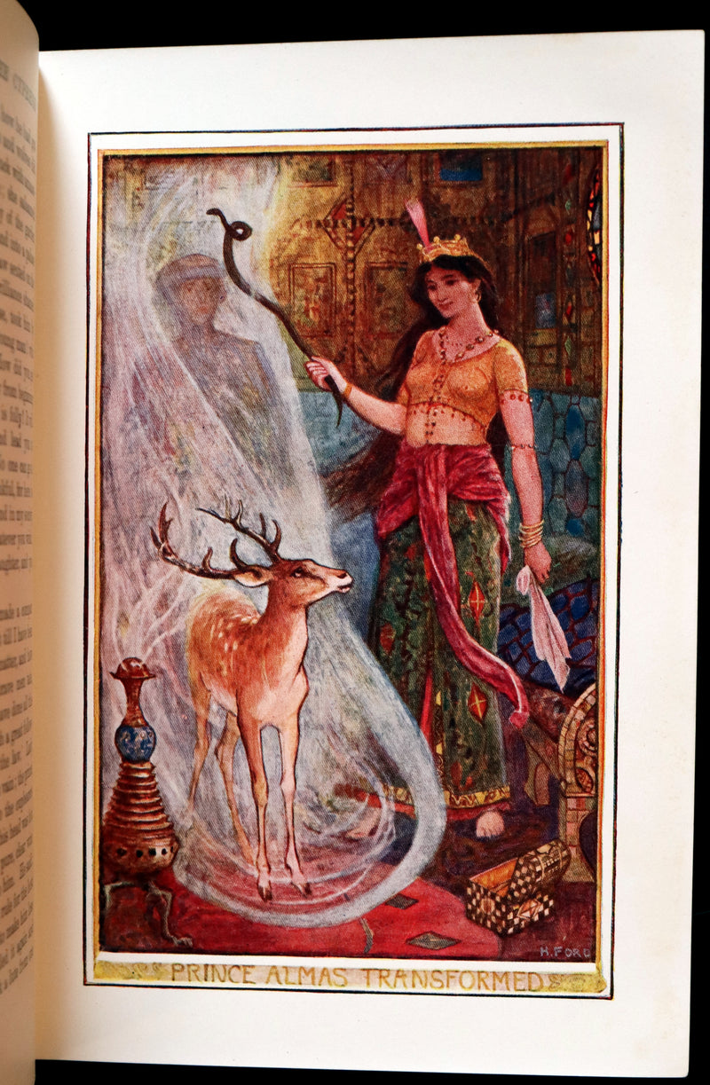 1914 Rare Book - The BROWN FAIRY BOOK by Andrew Lang Illustrated by H. J. FORD.