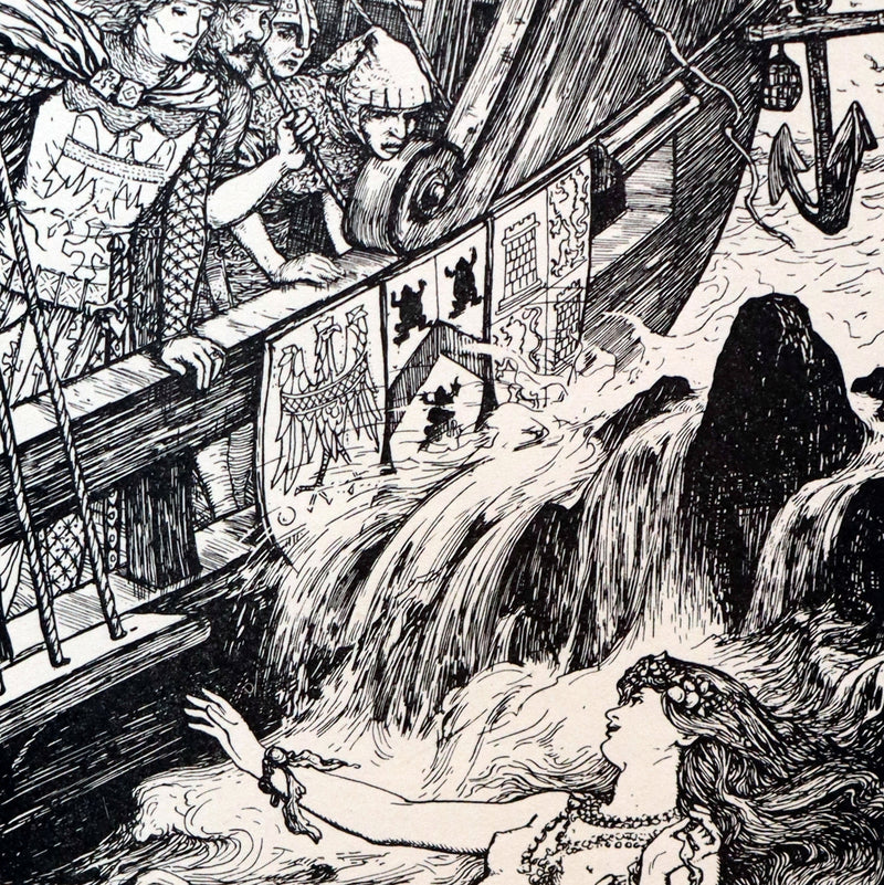 1914 Rare Book - The BROWN FAIRY BOOK by Andrew Lang Illustrated by H. J. FORD.