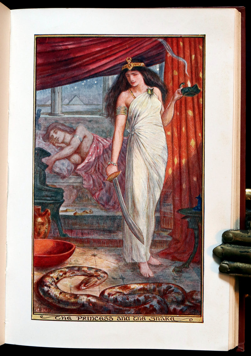 1914 Rare Book - The BROWN FAIRY BOOK by Andrew Lang Illustrated by H. J. FORD.