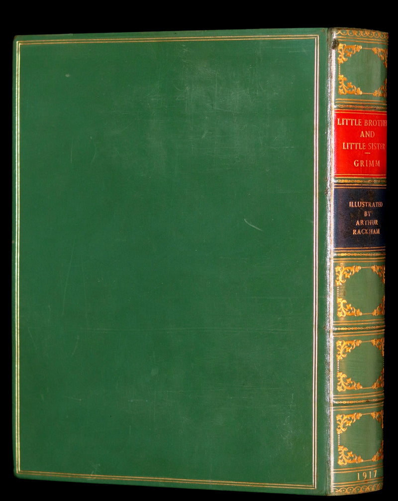 1917 Rare Rackham 1stED bound by Bayntun - Little Brother & Little Sister and Other Tales by Brothers Grimm.