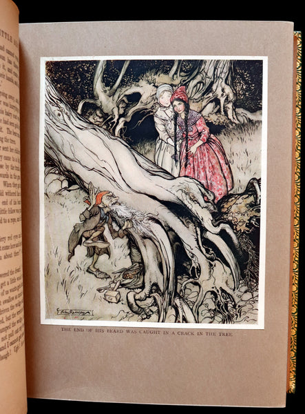 1917 Rare Rackham 1stED bound by Bayntun - Little Brother & Little Sister and Other Tales by Brothers Grimm.