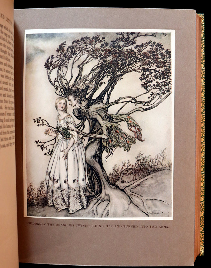 1917 Rare Rackham 1stED bound by Bayntun - Little Brother & Little Sister and Other Tales by Brothers Grimm.
