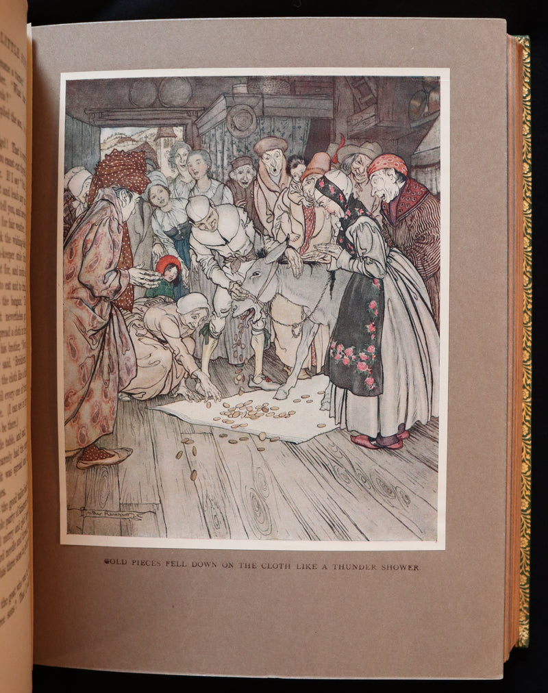 1917 Rare Rackham 1stED bound by Bayntun - Little Brother & Little Sister and Other Tales by Brothers Grimm.