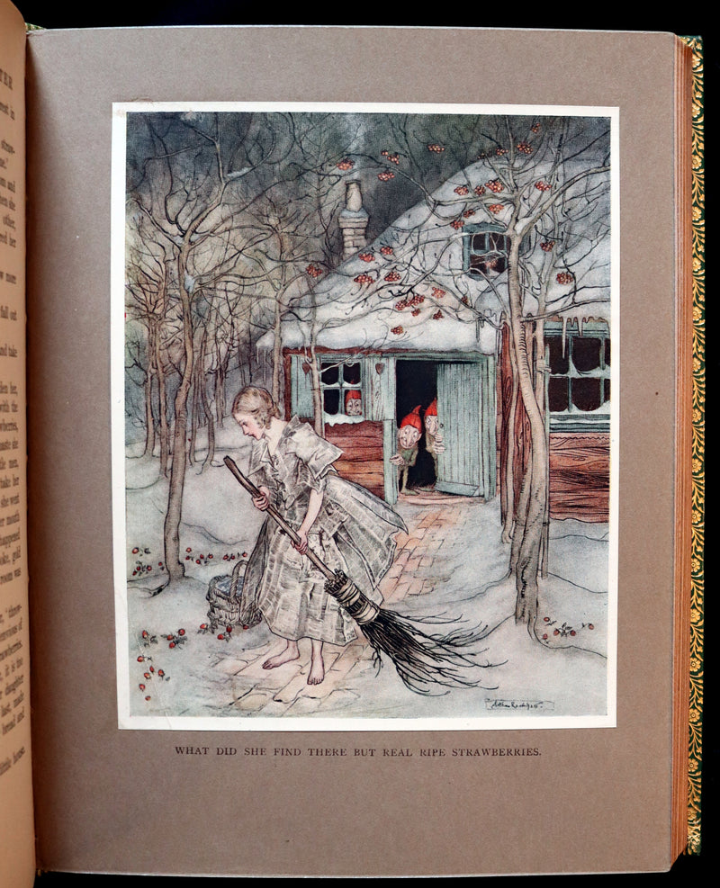 1917 Rare Rackham 1stED bound by Bayntun - Little Brother & Little Sister and Other Tales by Brothers Grimm.