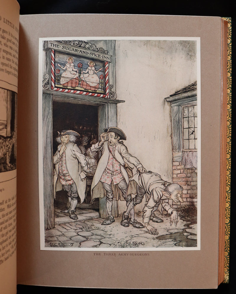 1917 Rare Rackham 1stED bound by Bayntun - Little Brother & Little Sister and Other Tales by Brothers Grimm.