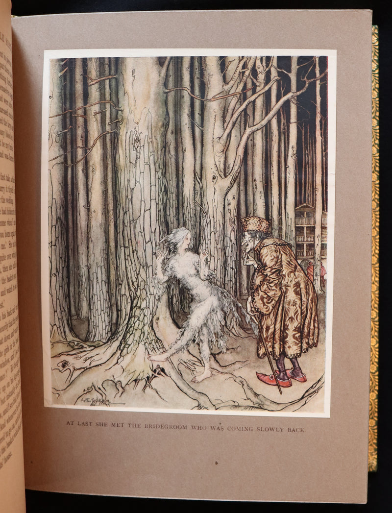 1917 Rare Rackham 1stED bound by Bayntun - Little Brother & Little Sister and Other Tales by Brothers Grimm.