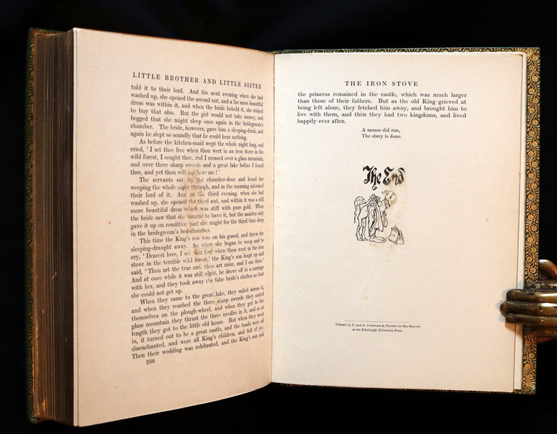 1917 Rare Rackham 1stED bound by Bayntun - Little Brother & Little Sister and Other Tales by Brothers Grimm.