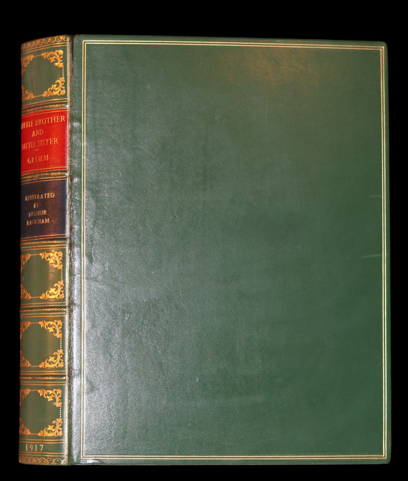 1917 Rare Rackham 1stED bound by Bayntun - Little Brother & Little Sister and Other Tales by Brothers Grimm.