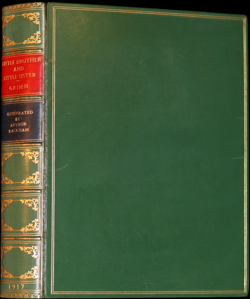 1917 Rare Rackham 1stED bound by Bayntun - Little Brother & Little Sister and Other Tales by Brothers Grimm.