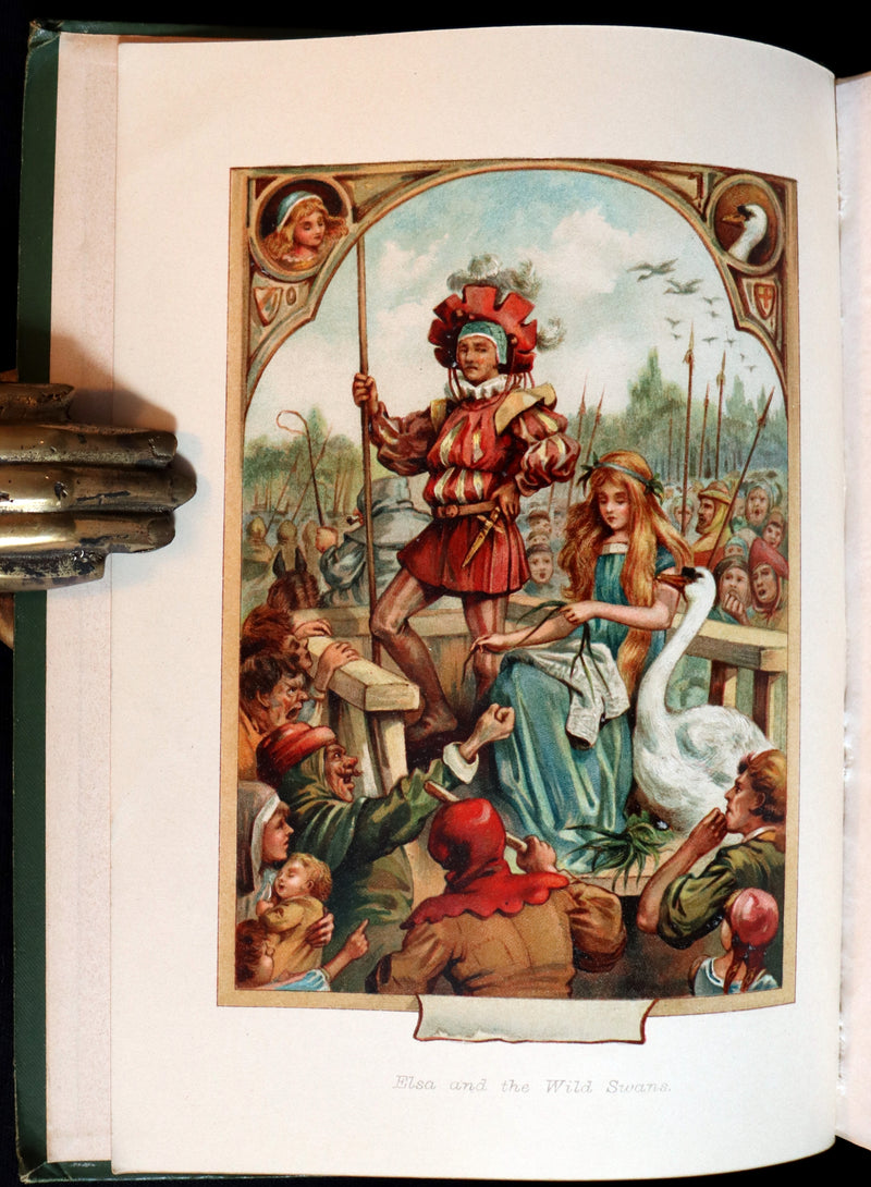 1890 Rare Book - Hans Andersen FAIRY TALES illustrated by Evelyn Stuart Hardy.
