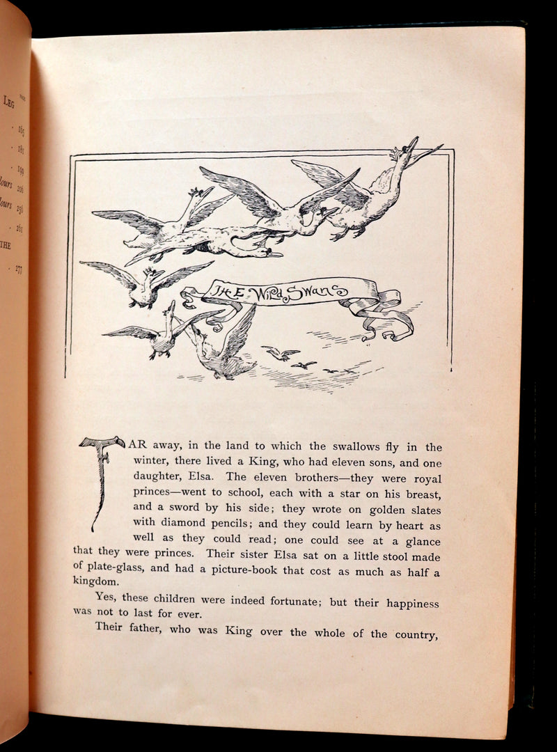 1890 Rare Book - Hans Andersen FAIRY TALES illustrated by Evelyn Stuart Hardy.