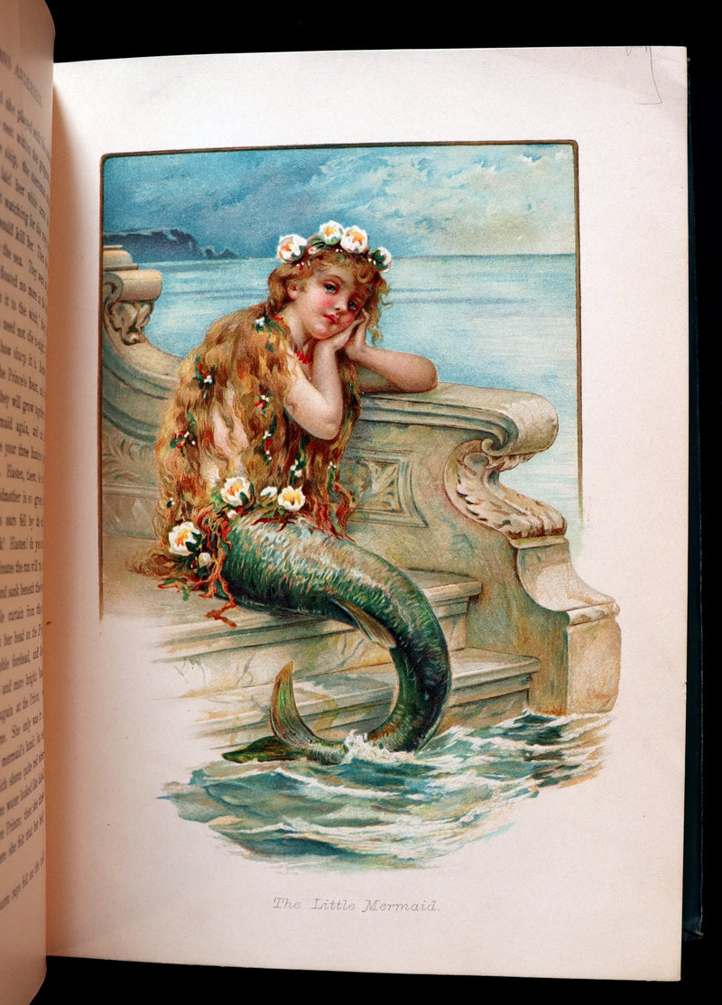 1890 Rare Book - Hans Andersen FAIRY TALES illustrated by Evelyn Stuart Hardy.