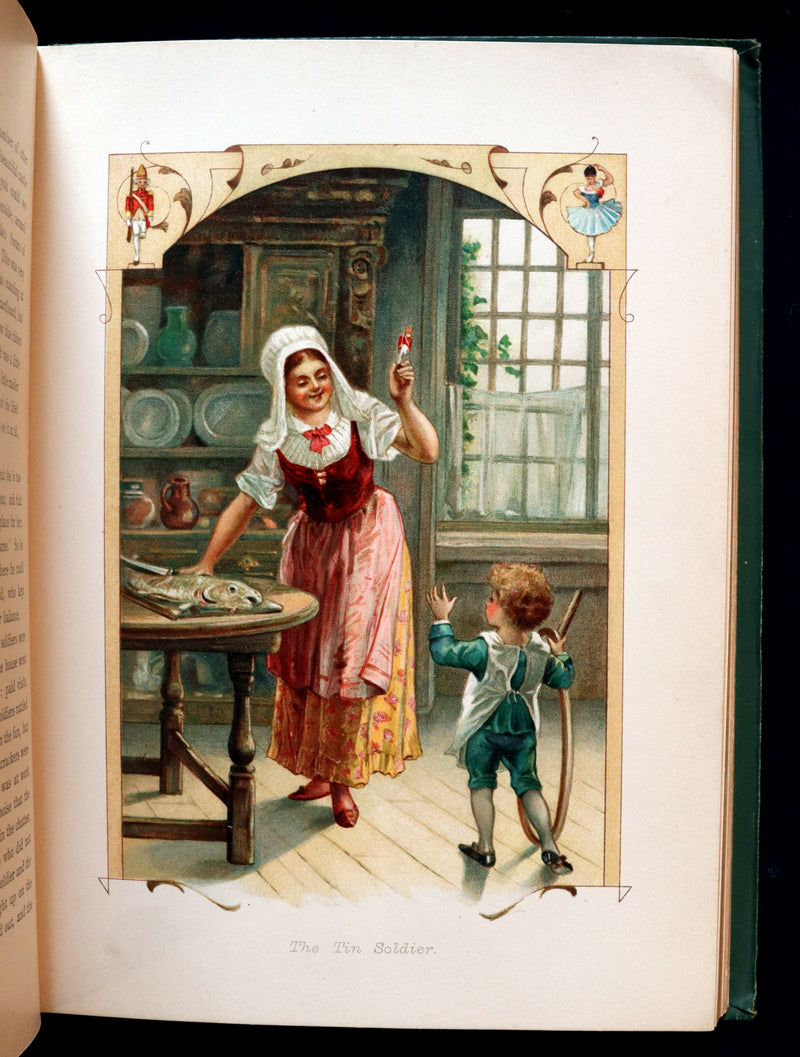 1890 Rare Book - Hans Andersen FAIRY TALES illustrated by Evelyn Stuart Hardy.