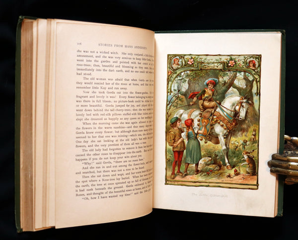 1890 Rare Book - Hans Andersen FAIRY TALES illustrated by Evelyn Stuart Hardy.