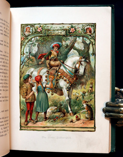 1890 Rare Book - Hans Andersen FAIRY TALES illustrated by Evelyn Stuart Hardy.