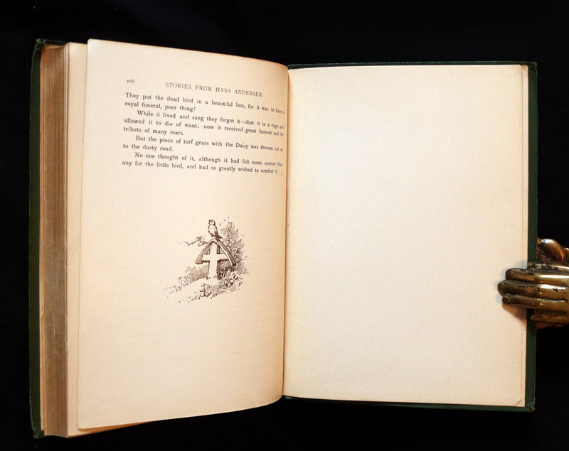1890 Rare Book - Hans Andersen FAIRY TALES illustrated by Evelyn Stuart Hardy.