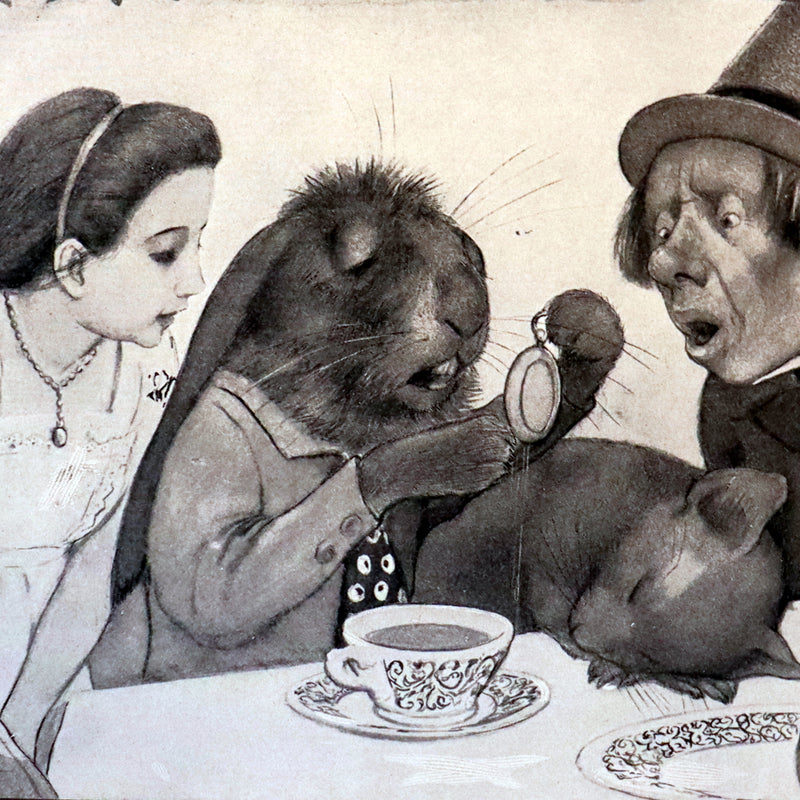 1901 Rare Edition - Alice's Adventures in Wonderland by Lewis Carroll illustrated by Peter Newell.