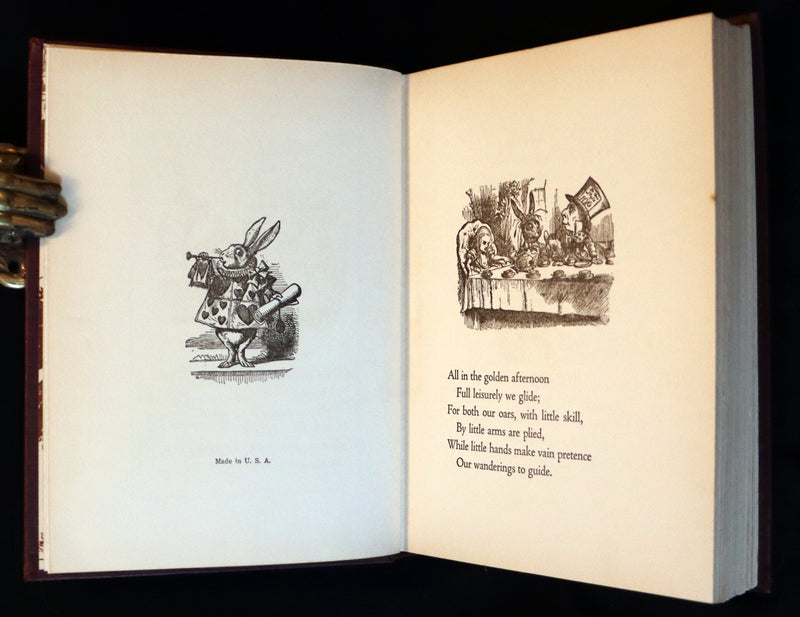 1930 Scarce Edition - Alice in Wonderland by Lewis Carroll published by Donohue.