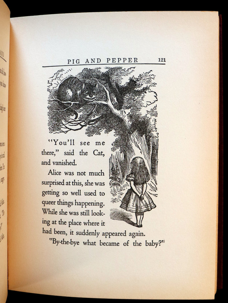 1930 Scarce Edition - Alice in Wonderland by Lewis Carroll published by Donohue.