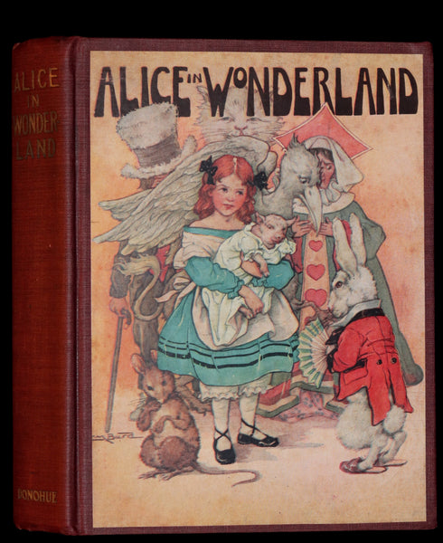 1930 Scarce Edition - Alice in Wonderland by Lewis Carroll published by Donohue.