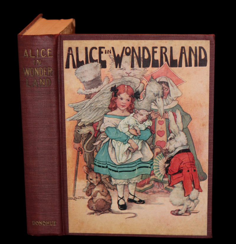 1930 Scarce Edition - Alice in Wonderland by Lewis Carroll published by Donohue.