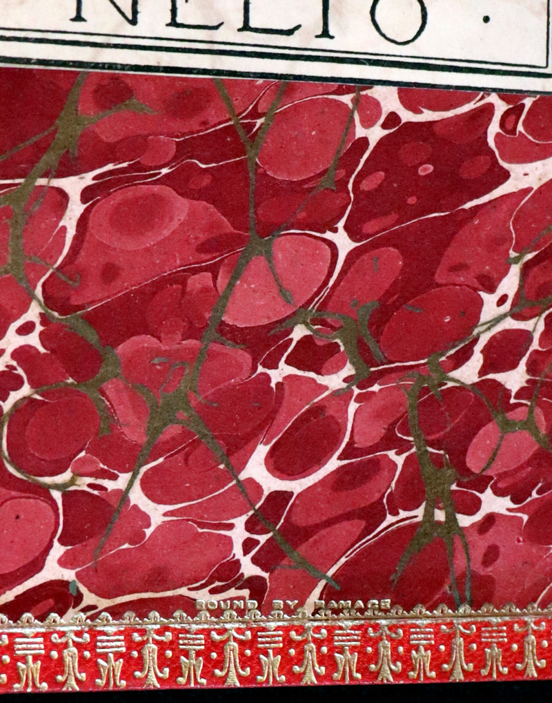 1897 Rare Book bound by RAMAGE ~ The Life of Napoleon Buonaparte by John Gibson Lockhart.