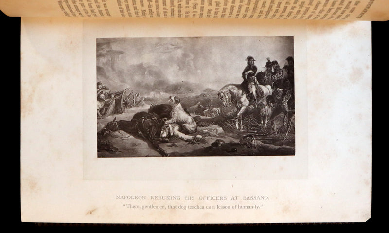 1897 Rare Book bound by RAMAGE ~ The Life of Napoleon Buonaparte by John Gibson Lockhart.