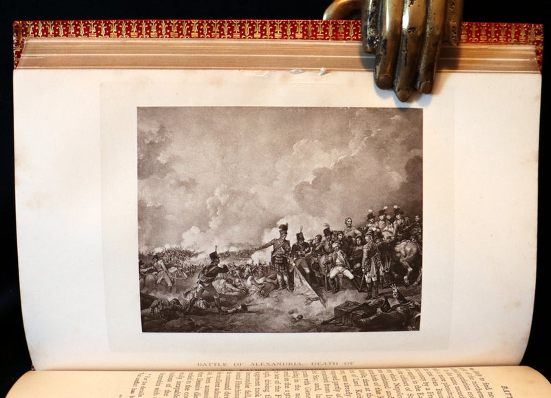 1897 Rare Book bound by RAMAGE ~ The Life of Napoleon Buonaparte by John Gibson Lockhart.