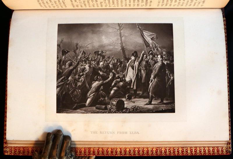 1897 Rare Book bound by RAMAGE ~ The Life of Napoleon Buonaparte by John Gibson Lockhart.
