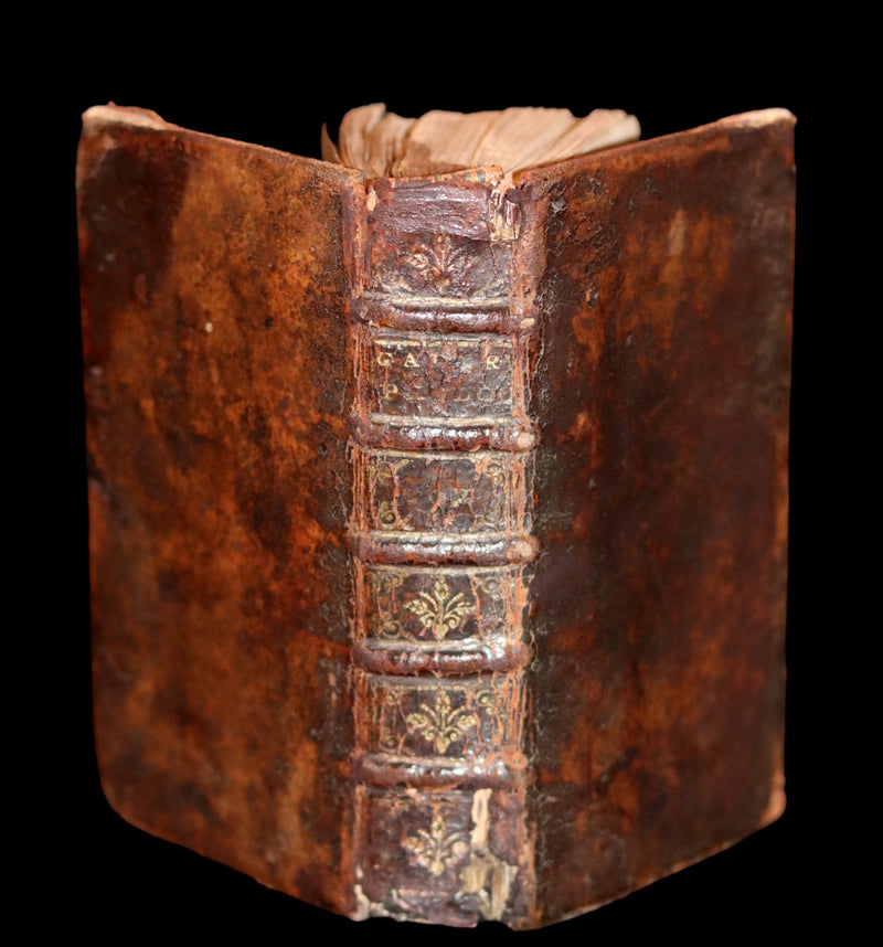 1665 Scarce Latin Book - Pierre Gautruche on Arithmetic, Mathematics, Optics and Music. Illustrated.