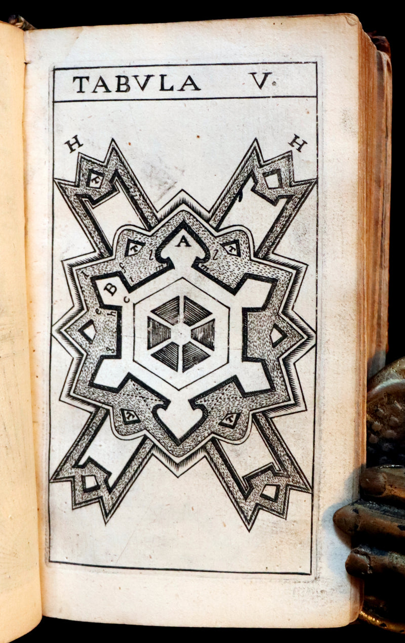 1665 Scarce Latin Book - Pierre Gautruche on Arithmetic, Mathematics, Optics and Music. Illustrated.