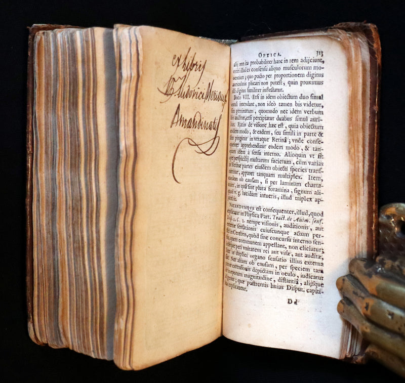 1665 Scarce Latin Book - Pierre Gautruche on Arithmetic, Mathematics, Optics and Music. Illustrated.