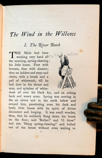1931 First Edition Illustrated by E. H. Shepard - THE WIND IN THE WILLOWS by Kenneth Grahame.