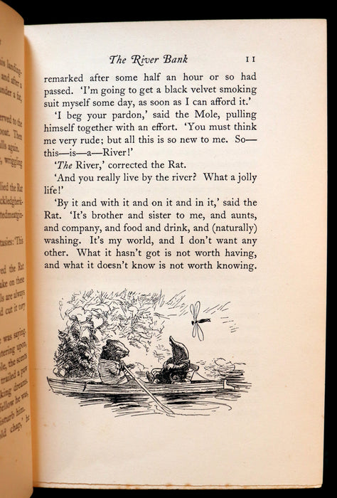 1931 First Edition Illustrated by E. H. Shepard - THE WIND IN THE WILLOWS by Kenneth Grahame.