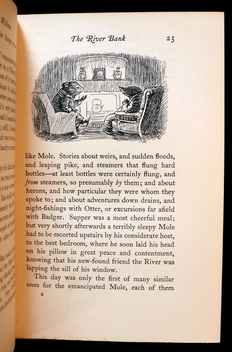 1931 First Edition Illustrated by E. H. Shepard - THE WIND IN THE WILLOWS by Kenneth Grahame.