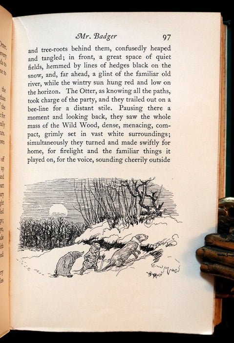 1931 First Edition Illustrated by E. H. Shepard - THE WIND IN THE WILLOWS by Kenneth Grahame.