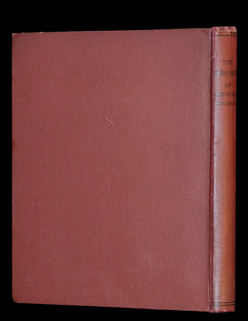 1896 Rare First Edition Book on Werewolves - THE WERE-WOLF by Clemence Housman. Illustrated.