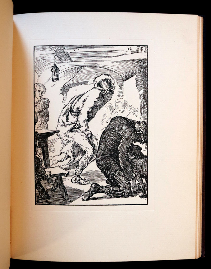 1896 Rare First Edition Book on Werewolves - THE WERE-WOLF by Clemence Housman. Illustrated.