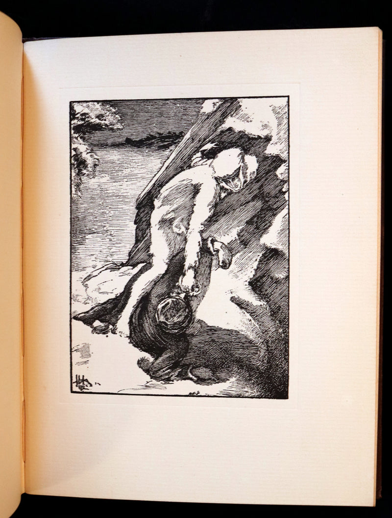 1896 Rare First Edition Book on Werewolves - THE WERE-WOLF by Clemence Housman. Illustrated.