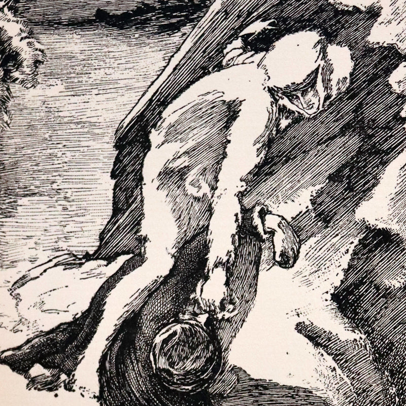 1896 Rare First Edition Book on Werewolves - THE WERE-WOLF by Clemence Housman. Illustrated.