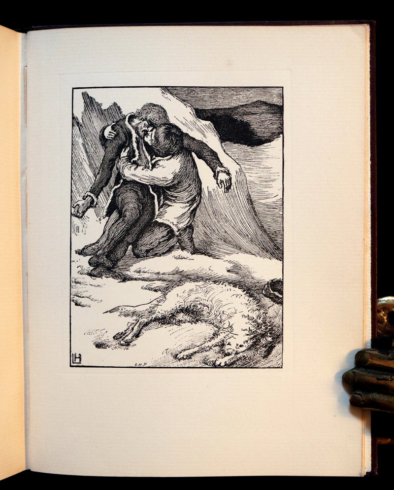 1896 Rare First Edition Book on Werewolves - THE WERE-WOLF by Clemence Housman. Illustrated.