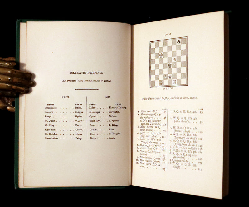 1895 Rare Book - Through the Looking-Glass, and What Alice Found There by Lewis Carroll.