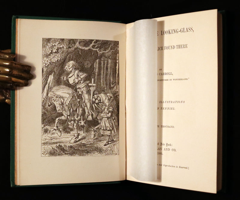 1895 Rare Book - Through the Looking-Glass, and What Alice Found There by Lewis Carroll.