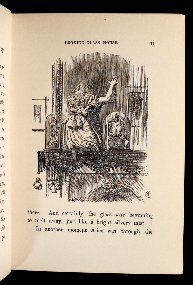 1895 Rare Book - Through the Looking-Glass, and What Alice Found There by Lewis Carroll.