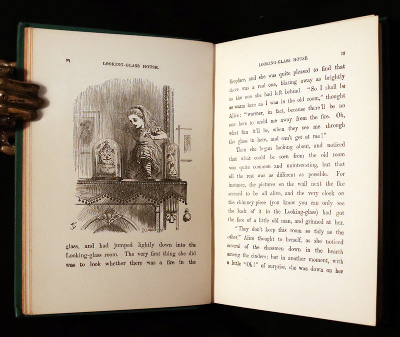1895 Rare Book - Through the Looking-Glass, and What Alice Found There by Lewis Carroll.