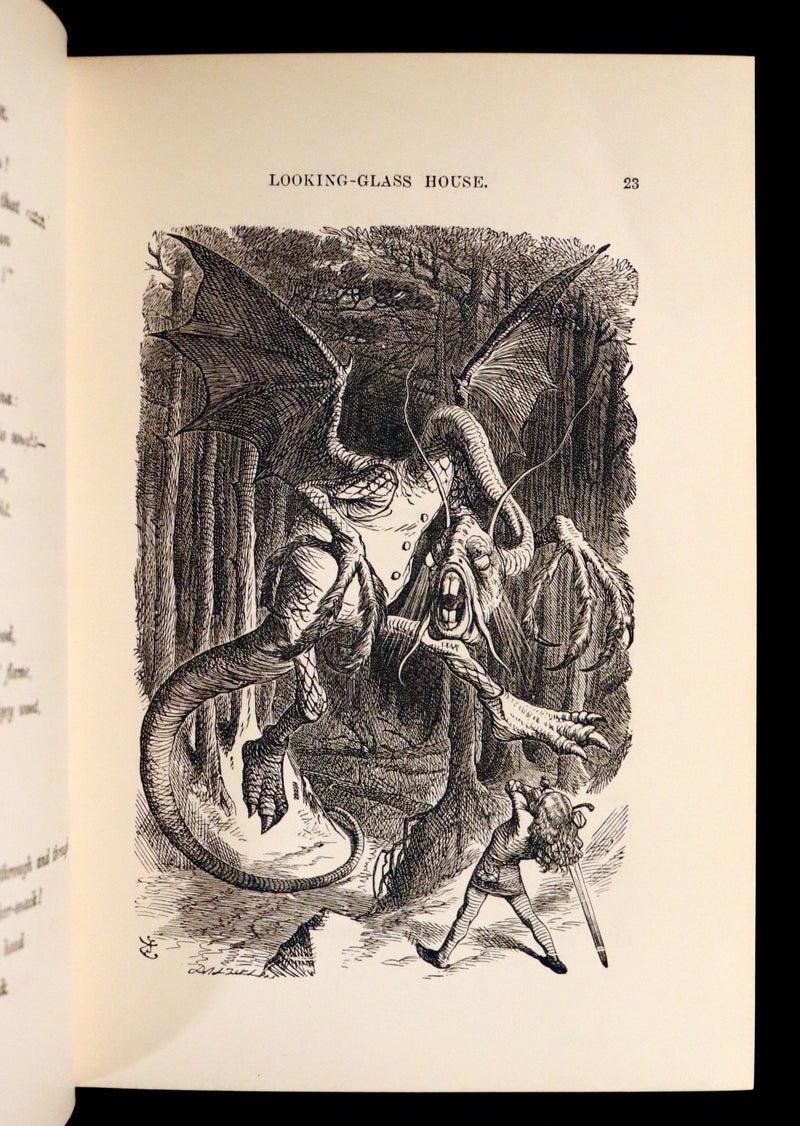 1895 Rare Book - Through the Looking-Glass, and What Alice Found There by Lewis Carroll.