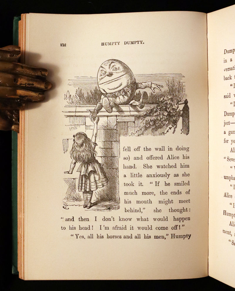 1895 Rare Book - Through the Looking-Glass, and What Alice Found There by Lewis Carroll.